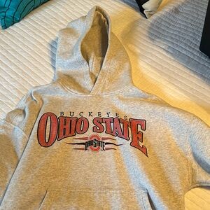 Hollister BOXY fit Ohio State Buckeyes Gray Hoodie